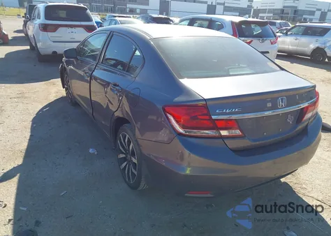 2014 Honda Civic Ex-L from USA, damaged, VIN 19XFB2F98EE034191